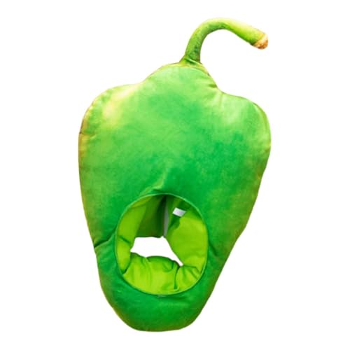Qianly Pfeffer Plüsch Hut Kopfschmuck Kopfbedeckung für Abschluss Maskerade Rolle Spielen Festival, GrÜn Qianly Pfeffer Plüsch Hut Kopfschmuck Kopfbedeckung für Abschluss Maskerade Rolle Spielen Festival, GrÜn von Qianly