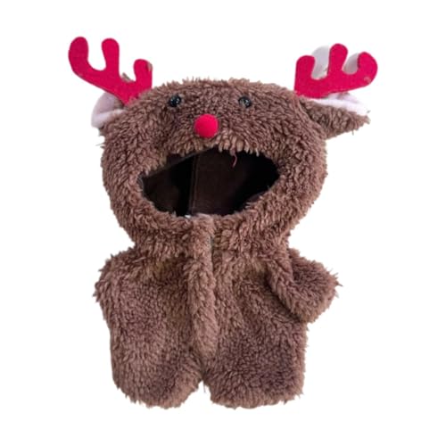 Qianly Plüschpuppen-Outfit für Weihnachten, Anziehspielzeug ohne Puppe, 15 cm, 17 cm von Qianly