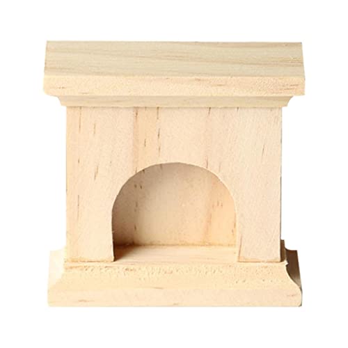 Qianly Puppenhaus Kamin Im Maßstab 1/6, Ornament, Möbel, Spielzeug, Geschenke für Babys von Qianly