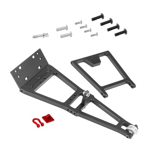 Qianly RC LKW Und Abschleppbausätze 1/10, Kranarm für LKW Abschleppvorgänge, Aluminiumlegierungsteile, Schwarz von Qianly