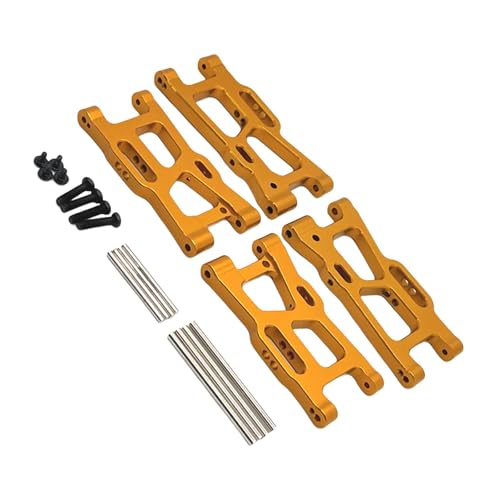 Qianly RC Querlenker Aus Aluminium für Wltoys 1/14 Modelle 144001 144002, Gold von Qianly