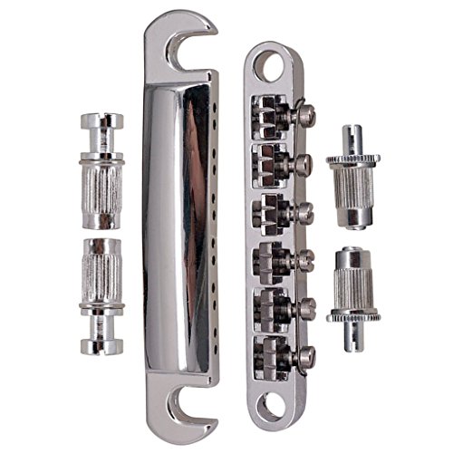 Qianly Rollensattel für LP E Gitarre, Silber von Qianly