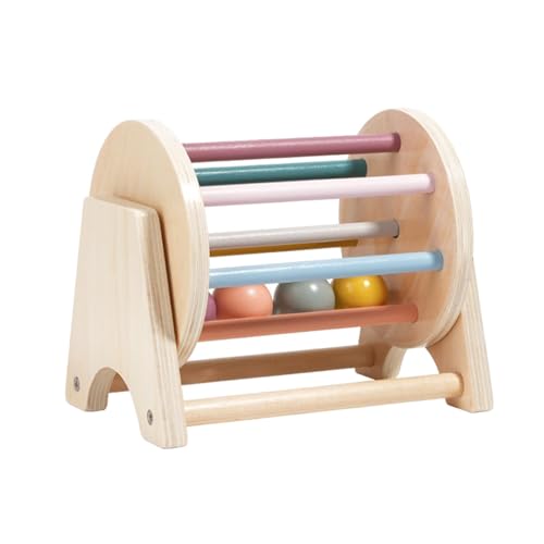 Qianly Rolling Drum Spielzeug Montessori Ball Zylinder Rolling Drum für Jungen Mädchen Kinder von Qianly