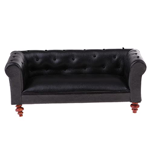 Qianly Schlafsofa im europäischen Stil für das Zuhause in Schwarz von Qianly