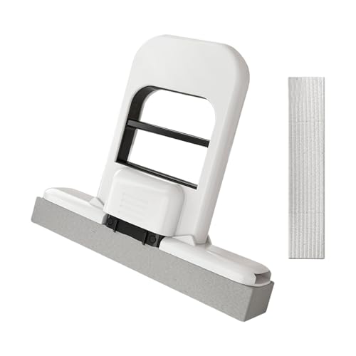 Qianly Selbst Mini Handheld Reinigung Mopp Schwamm Kopf Starke Absorption für Fenster Schreibtische, Weiss Schwarz Qianly Selbst Mini Handheld Reinigung Mopp Schwamm Kopf Starke Absorption für Fenster Schreibtische, Weiss Schwarz von Qianly