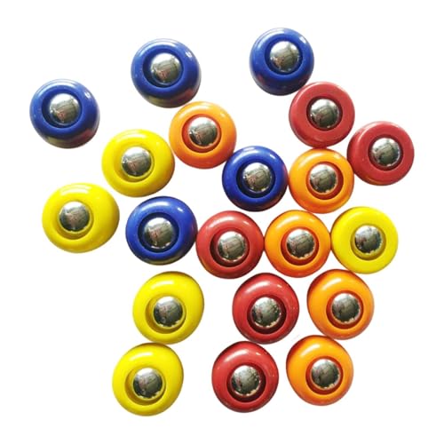 Qianly Shuffleboard Pucks Set Tischspiel Rolling Beads Roll Beads Spielzeug Brettspiel Rolling Balls, 20 Stück 2 X 1.56 cm von Qianly