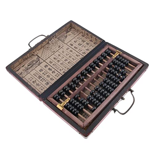 Qianly Standard Soroban Abacus 13 Ziffern mit 7 Perlen Funktionelles Und von Qianly