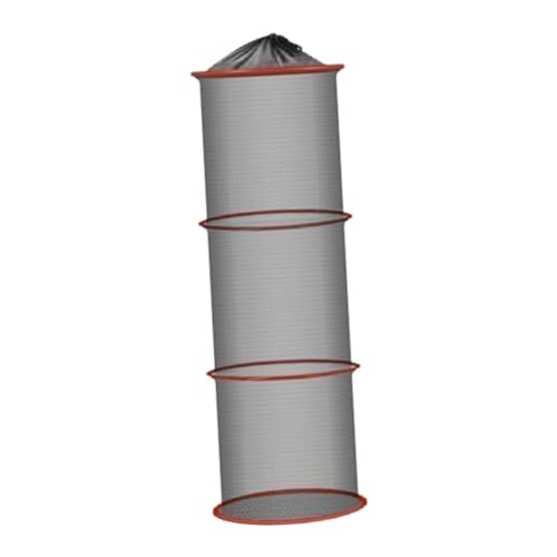 Qianly Tragbarer Fischkorb Faltbares Angelzubehör mit Sprungschutzfunktion für Angeltouren Und Camping, 25cmx90cm Qianly Tragbarer Fischkorb Faltbares Angelzubehör mit Sprungschutzfunktion für Angeltouren Und Camping, 25cmx90cm von Qianly