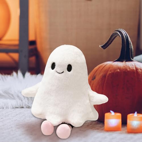 Halloween Kuscheltier Gespenster - 30cm Halloween Geisters Kissen Plush Geist Kissen Geist Weißer Plüsch Halloweens Plüschtier Karikatur Puppen Figure Geisterstofftier Geisterkissen Für JungenMädchen Halloween Kuscheltier Gespenster - 30cm Halloween Geisters Kissen Plush Geist Kissen Geist Weißer Plüsch Halloweens Plüschtier Karikatur Puppen Figure Geisterstofftier Geisterkissen Für JungenMädchen von Qidures