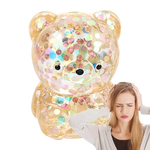 Fidget Spielzeug - Stressabbauender Quetschbär Ball | Beruhigendes Spielzeug Mit Langsamem Rückstellvermögen Für Jugendliche Und Erwachsene Fidget Spielzeug - Stressabbauender Quetschbär Ball | Beruhigendes Spielzeug Mit Langsamem Rückstellvermögen Für Jugendliche Und Erwachsene von Qikam