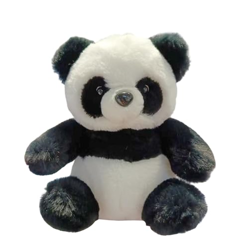 Panda Kuscheltier, 25cm Weich Panda Plüschtier, Gewichteter Pand-a Stofftier Zum Kuscheln, Stress Relief Plüsch Pandabär für Jungens, Mädchen und Erwachsene, Geburtstag, Weihnachten, Partygeschenke Panda Kuscheltier, 25cm Weich Panda Plüschtier, Gewichteter Pand-a Stofftier Zum Kuscheln, Stress Relief Plüsch Pandabär für Jungens, Mädchen und Erwachsene, Geburtstag, Weihnachten, Partygeschenke von Qikam