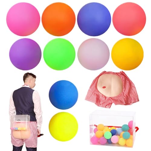 Qikam Family Pong Shake Box -Spiel, Shaking Swing Balls Game Set | Pong Battle Game Accessoires für Erwachsene | Lustige Erwachsene Pingpong -Kampfaktivität für Kinder, Kinder, Frauen, Männer von Qikam