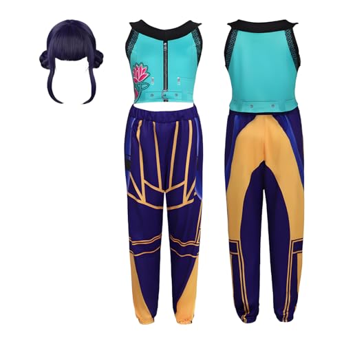 Qikam Kinderkostüm - Kostüme Für Mädchen,Bühnenoutfit Verkleidung Für Schule Sport Kinderhaus Geburtstag Feste Karneval Party Qikam Kinderkostüm - Kostüme Für Mädchen,Bühnenoutfit Verkleidung Für Schule Sport Kinderhaus Geburtstag Feste Karneval Party von Qikam