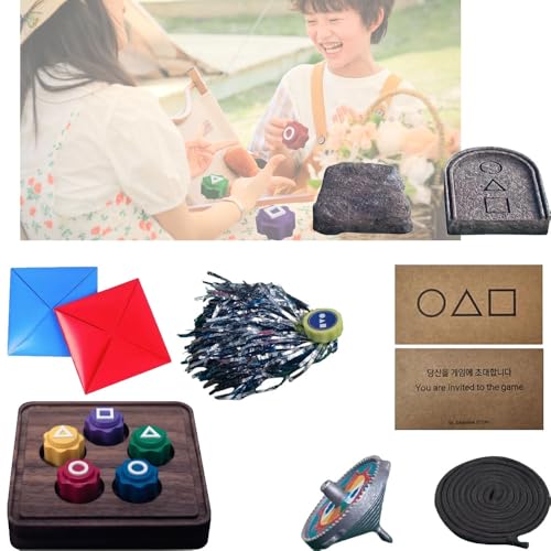 QingZhuo Korean Folk Game Set, Korean Traditional Play Game, Gonggi Jack Stone Pebbles Set, Stone Catching Game, Hand Eye Koordination Training, Family Travel Games von QingZhuo