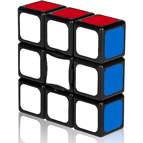 Speed Cube1x3x3, 3D Puzzle Magischer Würfel Klassisch Stickerlos, Magic Cube Ideales Knobelspiel für Erwachsene und Kinder，Einfaches Drehen & Glatt Spiel & Lebendige Farben von Qingriver