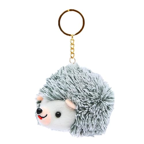 Korean Netred Kawaii Cartoon Igel Puppe Plüsch Schlüssel bund Kawaii Schlüssel bund Spielzeug Igel Puppe Geburtstags geschenk für Kinder, 9 cm von Qingsi