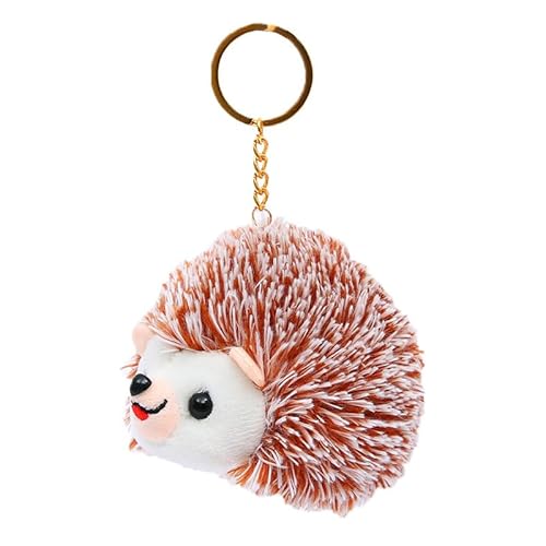 Korean Netred Kawaii Cartoon Igel Puppe Plüsch Schlüssel bund Kawaii Schlüssel bund Spielzeug Igel Puppe Geburtstags geschenk für Kinder, 9 cm von Qingsi