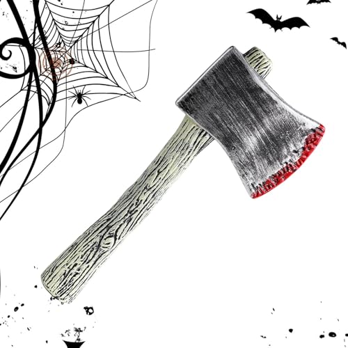 Qiwieod Blutige Halloween-Fake-Messer, Blutiges Küchenmesser, Halloween Großes Blutiges Messer Halloween Blutiges Messer Prop Dekoration, Realistische Messer Knifflige Requisiten von Qiwieod