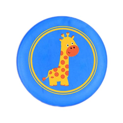 Qiwieod Flying Disc Spielzeug für Kinder,Bunte Flying Disc, Outdoor-Sport und Spiele für Kinder, Tierform-Design, Outdoor-Jungen, Wettkampfspiele im Freien, präzises Werfen, Tierform-Design für von Qiwieod