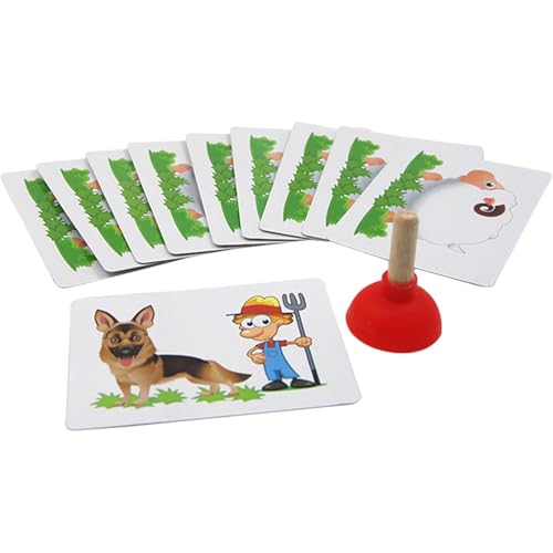 Qiwieod Kinder-Zaubertrick-Set, Kolben-Zaubertrick, Kolbenkarten, Nahaufnahme, Bühnen-Requisiten, Magier, Magie, Mentalismus, Professionelles Zaubertrickset für lustig gefüllte Spielspielzeuge von Qiwieod