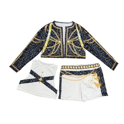 Qixiaan Rumi/Mira/Zoey Kostüm Schwarz und Gold Stil Rumi Cosplay Kostüm Jacke Requisiten Outfits Halloween Karneval Set Bühne Outfits Idol Sänger Party Dress Up Qixiaan Rumi/Mira/Zoey Kostüm Schwarz und Gold Stil Rumi Cosplay Kostüm Jacke Requisiten Outfits Halloween Karneval Set Bühne Outfits Idol Sänger Party Dress Up von Qixiaan