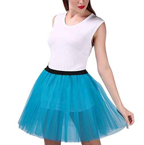 Qixiu kostüm karneval damen,karneval kostüm damen kleid,tüllrock,schwarzes tütü,rock karneval damen,tütü rock damen,tüllrock erwachsene,karneval kostüme,bluse rock damen,tüllrock bunt damen von Qixiu