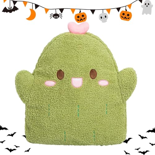 Qizeroty Halloween Geist Plüsch, Halloween Geist Kissen Puppe Sofakissen Dekoration, Niedliches Plüsch Kissen Stofftier Puppe Geeignet Für Zuhause Wohnzimmer Dekoration von Qizeroty