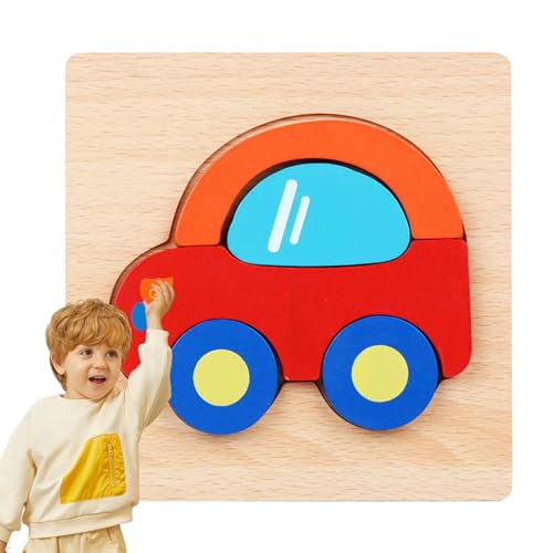 Qkbuza 3D-Tierpuzzle aus Holz, Tierholzpuzzle für Kinder - Kreative Spielzeugpuzzles für Kinder - Kinderpädagogisches Holzpuzzlespielzeug, Früherziehungstierspielzeugpuzzle für Kinder von 4 bis 6 von Qkbuza