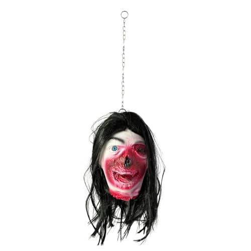 Qkbuza Gruselhaus Deko,Kopf Dekoration Halloween - Realistische Textur Wasserdicht Für Party Garten Ausstellung Escape Room Foto Hintergrund Theaterproduktion Qkbuza Gruselhaus Deko,Kopf Dekoration Halloween - Realistische Textur Wasserdicht Für Party Garten Ausstellung Escape Room Foto Hintergrund Theaterproduktion von Qkbuza