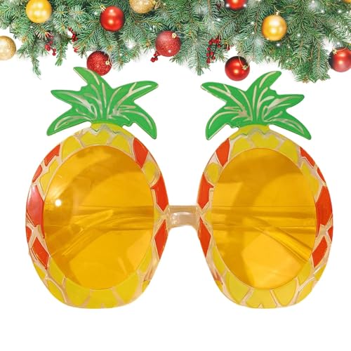 Qkbuza Hawaiianische Sonnenbrille, Retro-Sonnenbrille, stilvolle Ananas-Brille für Kinder und Erwachsene, Roadtrip, Pool, Reisen, Geburtstag, Fotokabine, Bühne, Schule Qkbuza Hawaiianische Sonnenbrille, Retro-Sonnenbrille, stilvolle Ananas-Brille für Kinder und Erwachsene, Roadtrip, Pool, Reisen, Geburtstag, Fotokabine, Bühne, Schule von Qkbuza