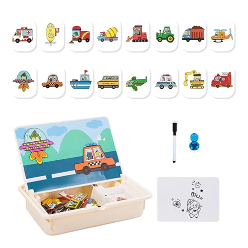 Qkbuza Magnetisches Spielzeug,Zuordnungsspiel Lernspielzeug - Kreative Reisespiele Mit Tragecase Für Kinder Ab 3 Mädchen Zuhause Kindergarten Spiel Qkbuza Magnetisches Spielzeug,Zuordnungsspiel Lernspielzeug - Kreative Reisespiele Mit Tragecase Für Kinder Ab 3 Mädchen Zuhause Kindergarten Spiel von Qkbuza