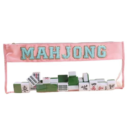 Qkbuza Mahjong Aufbewahrungstasche - Reißverschluss Aufbewahrungsbeutel Für Mahjong Steine | Transparenter Schutzbehälter Für Spieleabend Unterwegs Erwachsene Reise Partys Qkbuza Mahjong Aufbewahrungstasche - Reißverschluss Aufbewahrungsbeutel Für Mahjong Steine | Transparenter Schutzbehälter Für Spieleabend Unterwegs Erwachsene Reise Partys von Qkbuza