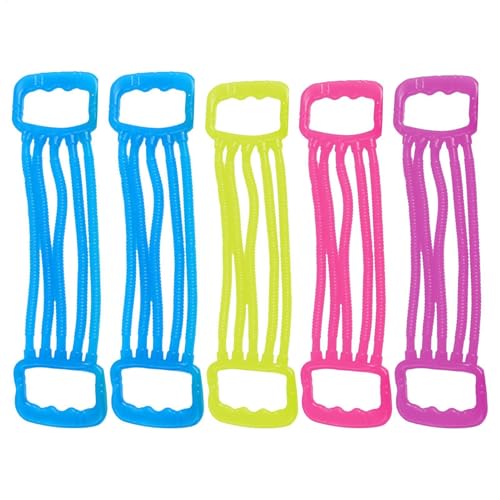 Qkbuza Sensorisches Zugspielzeug,Stretchy String Fidget - 5X Dehnbare Nudeln Zappelspielzeug,Aktivität Stretch String Entspannung Squeeze Spiel Elastische Sensorische Spielzeug für Kinder Teenager von Qkbuza