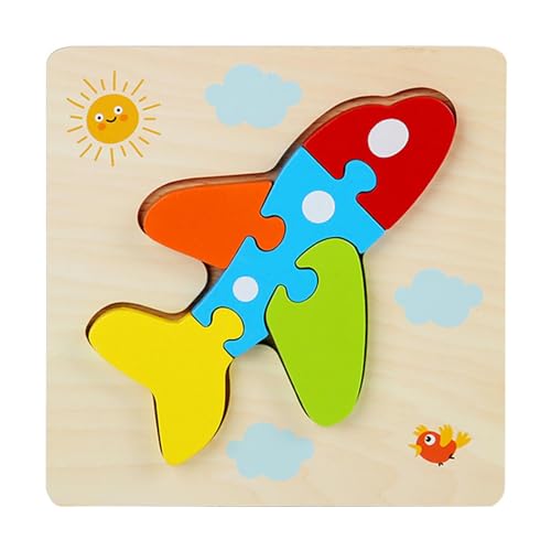 Qkbuza Tierpuzzle aus Holz für Kinder,Tierpuzzle aus Holz für Kleinkinder - Kreative Spielzeugpuzzles für Kinder - Niedliche Tierpuzzles für Kinder von 4 bis 6 Jahren, frühpädagogisches kreatives von Qkbuza