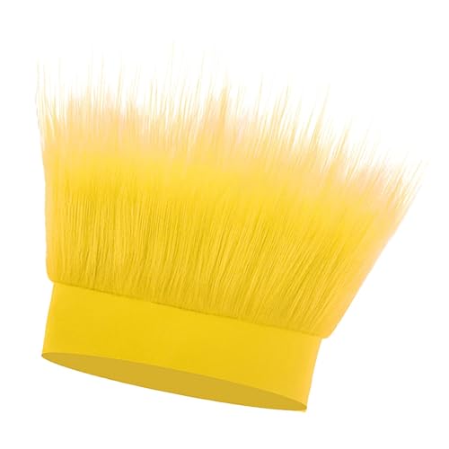 Qkbuza Yellow Haariges Kostüm Stirnband Troll-Haar-Stirnband Lustige Neuheitsmütze Lustige Flauschige Crazy-Hair-Perücke Troll Halloween-Kostümzubehör Für Kinder, Jugendliche Und Erwachsene von Qkbuza