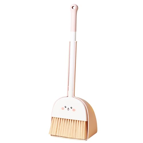 Kids Besen und Staubpan Set für Kleinkinder Mini -Besen und Dustpan Set Cute Kids Besen ＆ Dustpan Set Kids Besen kleiner Besen mit Dustpan Kamm für Kinder Housekeeping -Spiel, Kinderbesen Set von QmjdDymx