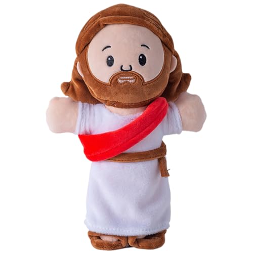 QmjdDymx Jesus Puppe, Jesus Plüschpuppe lächelnde Freunde Plüsch gefülltes Jesus Plushie 20 '' Figurenplüschspielzeug zum Geburtstag Kindertag Valentinstag Geschenkdekoration Doll, Jesus Plüsch von QmjdDymx