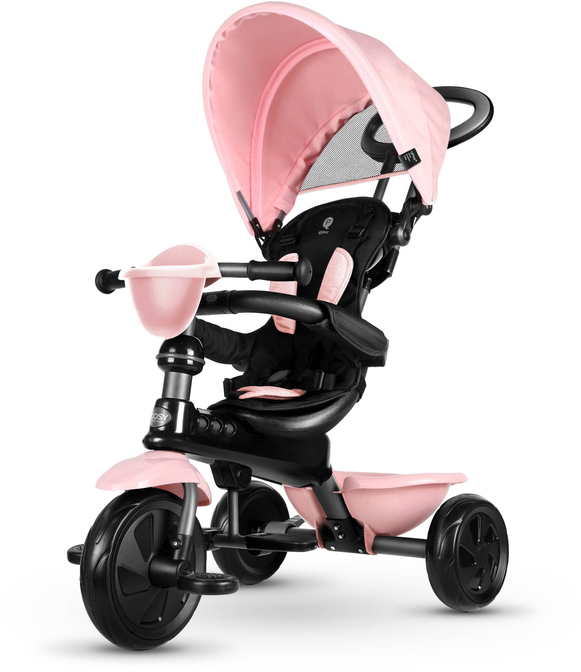 QPlay Cosy 4-in-1 Dreirad, Rosa von Qplay