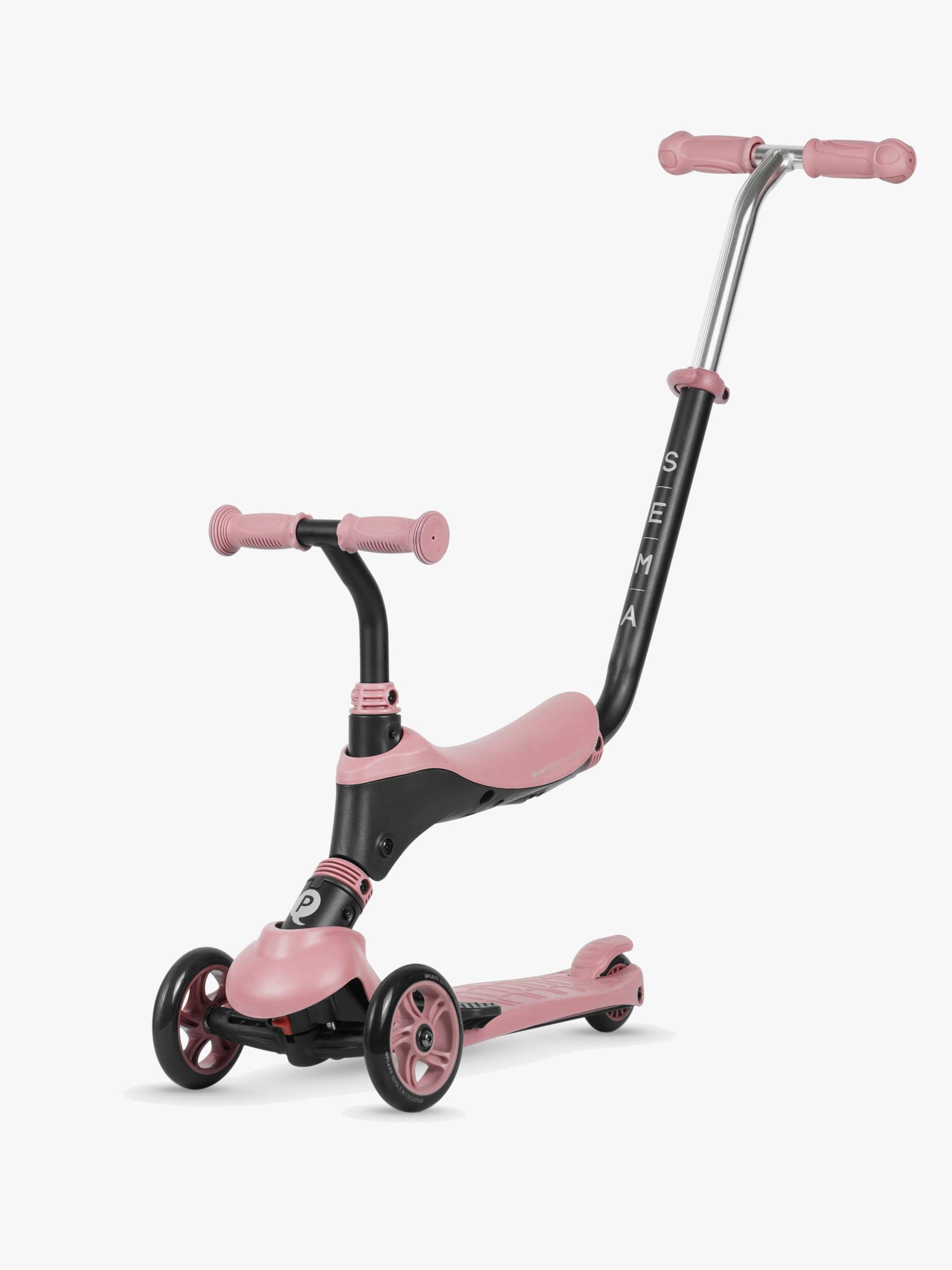 QPlay Sema 3-rädriger Tretroller 5-in-1, Rosa QPlay Sema 3-rädriger Tretroller 5-in-1, Rosa von Qplay