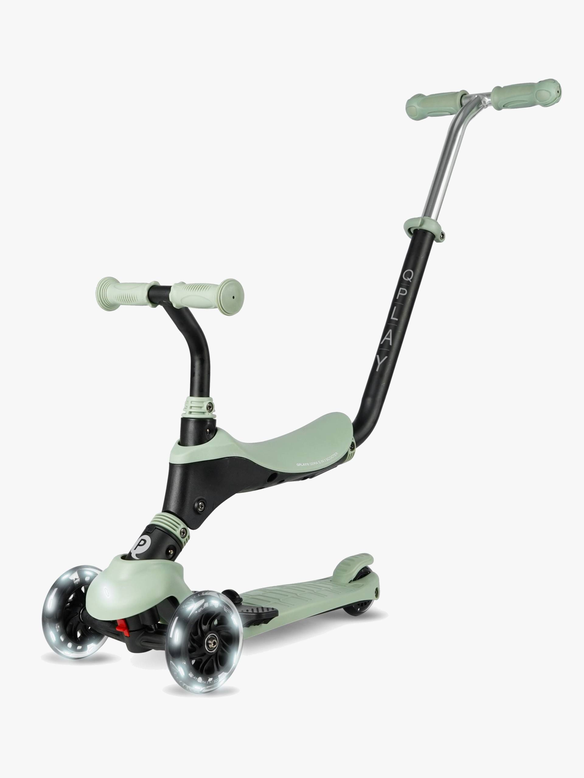 QPlay Sema Pro 3-rädriger 5-in-1 Tretroller, Grün QPlay Sema Pro 3-rädriger 5-in-1 Tretroller, Grün von Qplay