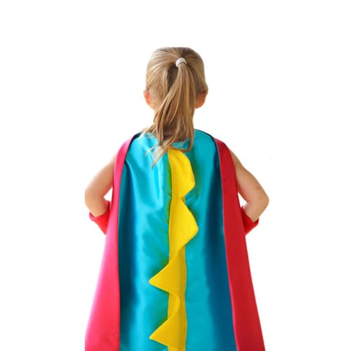 Qplcdg Kinder Köstum Cape,Halloween Dinosaurier Umhang,Drachenflügel Cape Kleidung für Jungen und Mädchen Halloween Dekoration (F) von Qplcdg