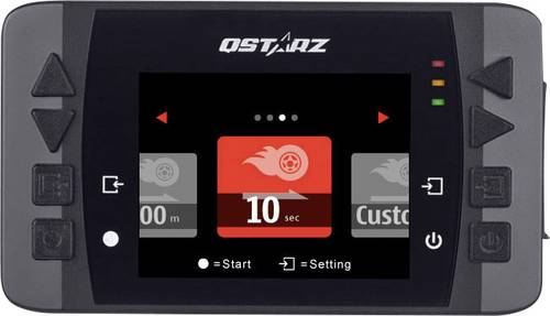 Qstarz LT-6000S GPS Laptimer Fahrzeugtracker Schwarz, Orange 1St. von Qstarz