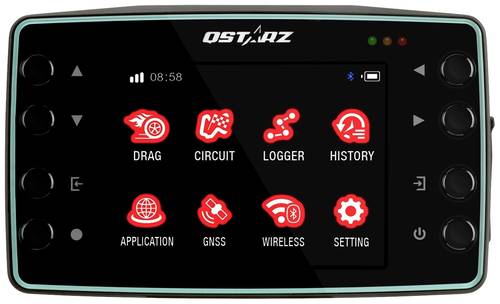 Qstarz LT-8000GT GPS Laptimer Fahrzeugtracker Schwarz 1St. von Qstarz