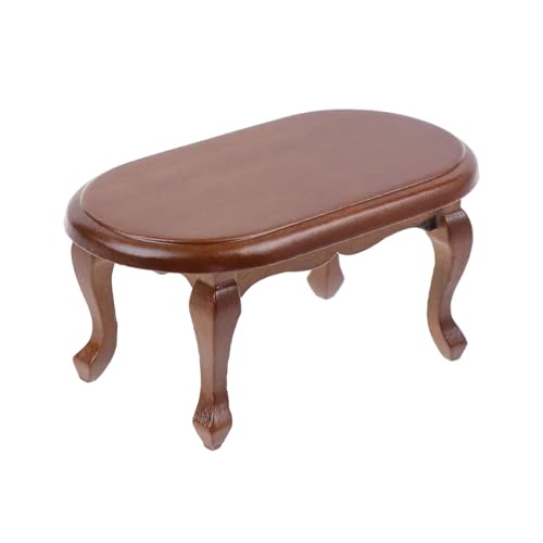 1:12 Puppenhäuser Miniatur Möbel Couchtisch Puppenhäuser Wohnzimmer Dekoration Modell Beistelltisch Zubehör Vintage End 1:12 Puppenhäuser Miniatur Möbel Couchtisch Puppenhäuser Wohnzimmer Dekoration Modell Beistelltisch Zubehör Vintage End von Qsvbeeqj