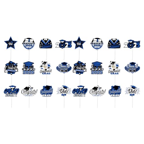 24er Set Tortendekoration für den Abschluss, Cupcake-Topper, Kuchenzubehör, Papiertextur, geeignet für Lehrerfestival, Party zu schätzen 24er Set Tortendekoration für den Abschluss, Cupcake-Topper, Kuchenzubehör, Papiertextur, geeignet für Lehrerfestival, Party zu schätzen von Qsvbeeqj