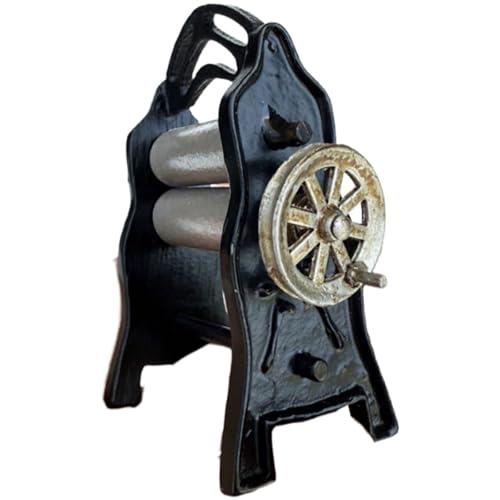 Antike Miniatur-Teigmaschine aus Metall und Holz, realistische 1/12 Puppenhäuser, Möbel, Metall und Holz, Miniatur Antike Miniatur-Teigmaschine aus Metall und Holz, realistische 1/12 Puppenhäuser, Möbel, Metall und Holz, Miniatur von Qsvbeeqj