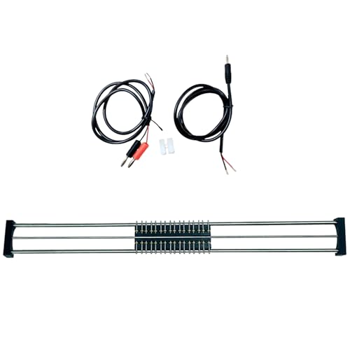 Bahngleislager im Maßstab 1 von 50 cm mit 8 Rollen für Modelleisenbahnkonfigurationen und Eisenbahnausstellung mit detailliertem Modellierdraht Bahngleislager im Maßstab 1 von 50 cm mit 8 Rollen für Modelleisenbahnkonfigurationen und Eisenbahnausstellung mit detailliertem Modellierdraht von Qsvbeeqj