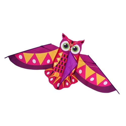 Bunte Drachen in Eulenform für Kinder und Familie, winddichtes Polyestergewebe, stabile Struktur, verbessert die Beobachtungsfähigkeiten, bunte bunte Drachen Bunte Drachen in Eulenform für Kinder und Familie, winddichtes Polyestergewebe, stabile Struktur, verbessert die Beobachtungsfähigkeiten, bunte bunte Drachen von Qsvbeeqj