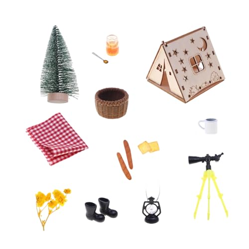 Holzzelt-Montagesets für Kinder, Puppenhaus, Camping-Szene, Ausstellungsmöbel, Picknicks, Dekoration, Modell-Set, Puppenhaus, Miniatur-Camping-Set Holzzelt-Montagesets für Kinder, Puppenhaus, Camping-Szene, Ausstellungsmöbel, Picknicks, Dekoration, Modell-Set, Puppenhaus, Miniatur-Camping-Set von Qsvbeeqj