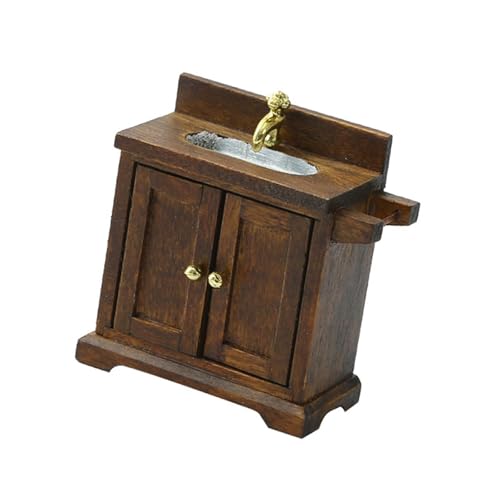 Qsvbeeqj Küchenschrank Schränke Miniaturmöbel Modell Dolls Häuser Küchenzubehör Realistische Spielset 1:16 Puppenhäuser Miniaturmöbel Qsvbeeqj Küchenschrank Schränke Miniaturmöbel Modell Dolls Häuser Küchenzubehör Realistische Spielset 1:16 Puppenhäuser Miniaturmöbel von Qsvbeeqj